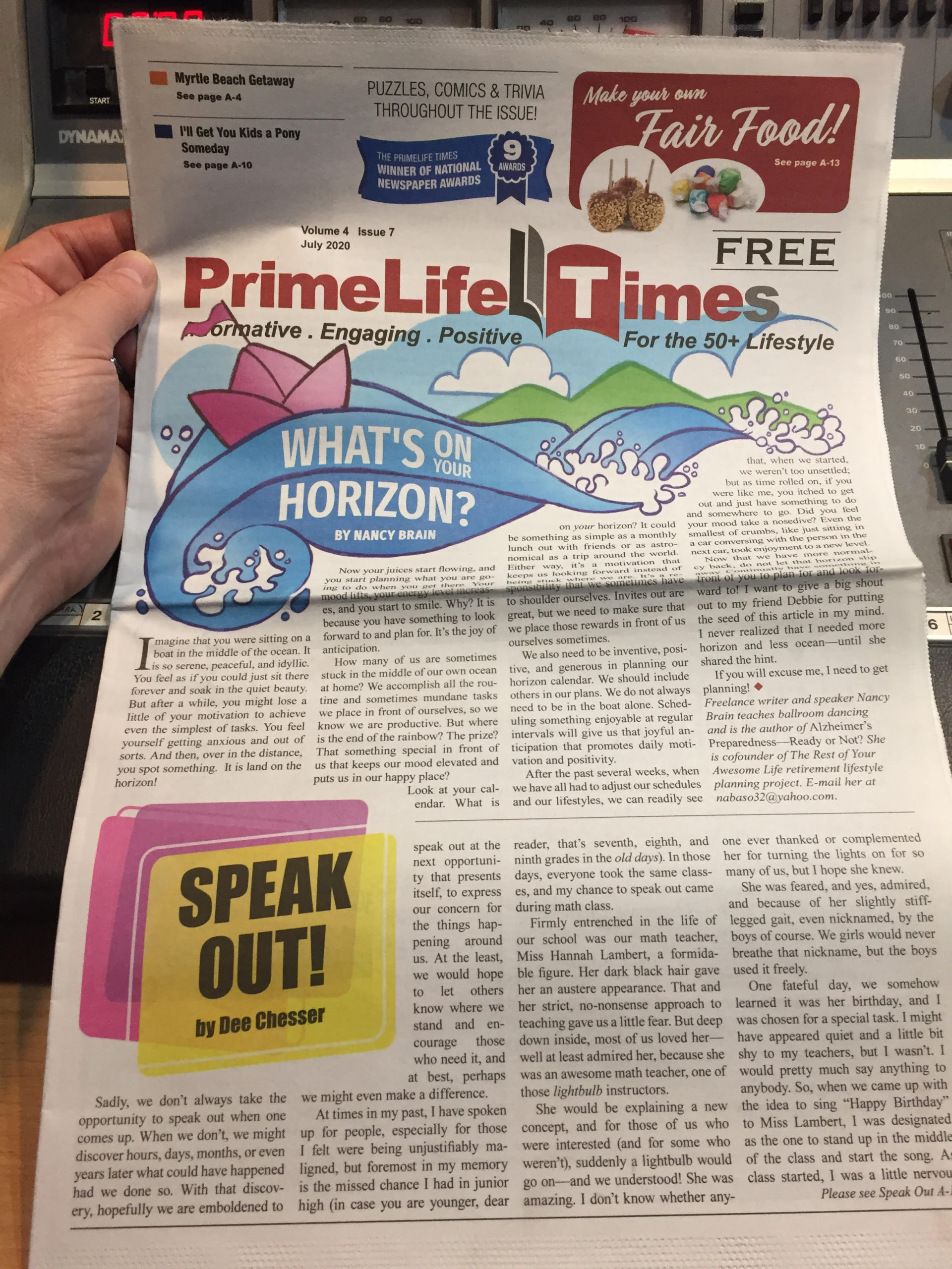 EXTRA EXTRA! Hear all about it. The PrimeLife Times in review on today ...